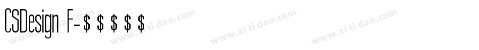 CSDesign F字体转换